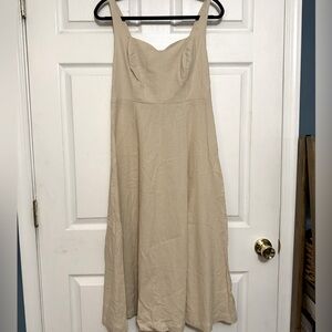Old Navy Strapless Beige Dress
